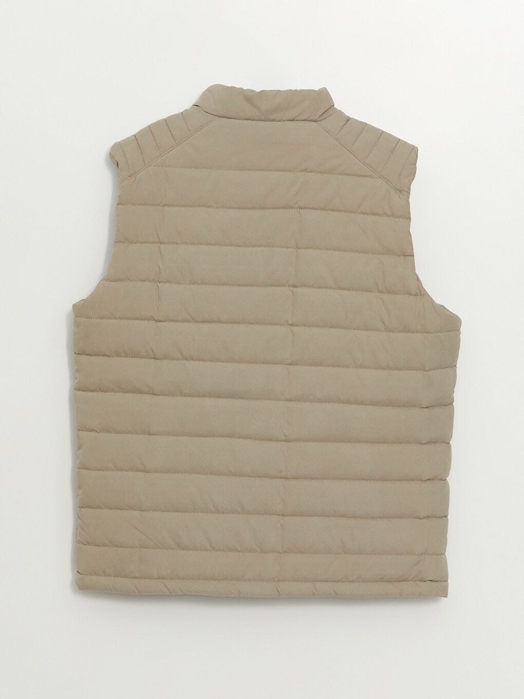 Standard Fit Funnel Neck Men's Puffer Gilet-13