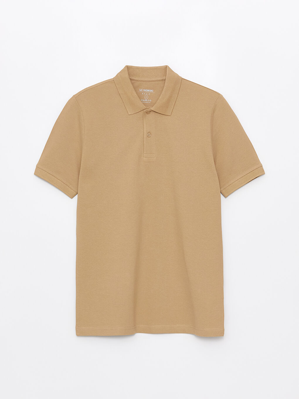 Polo Neck Short Sleeve Pique Men's T-Shirt-5