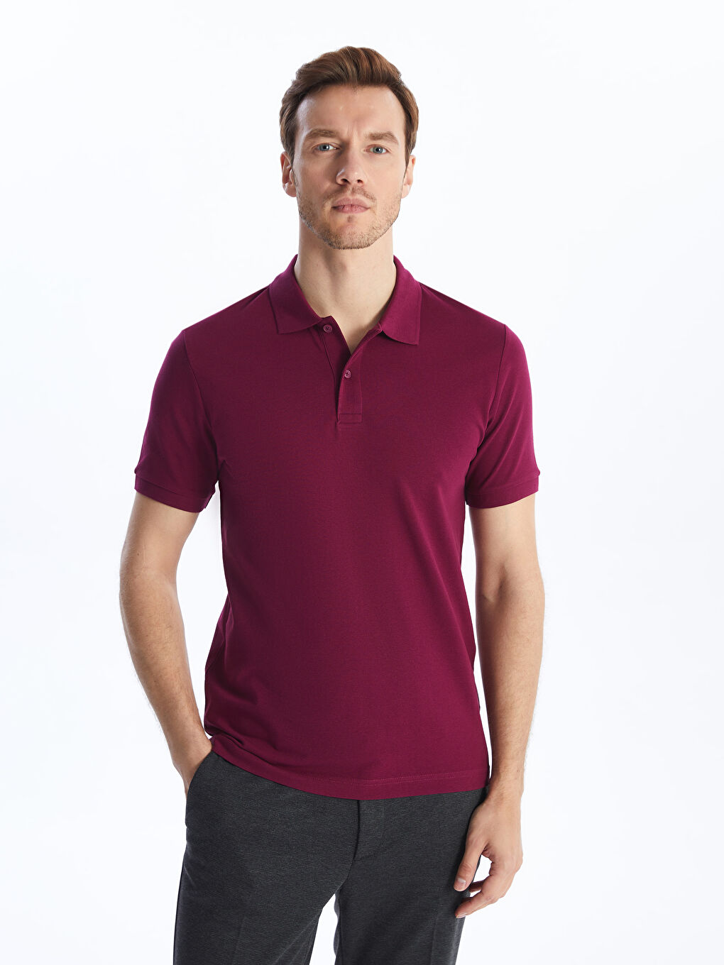 LCWAIKIKI Classic Polo Majica Kratki Rukav Pike za Muškarce -S20841Z8-PBB