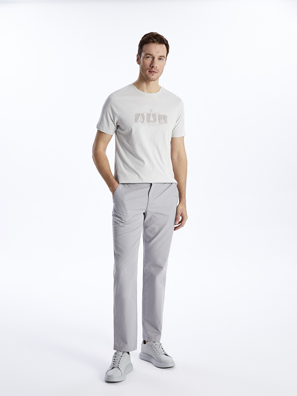 Wide Fit Men's Chino Trousers