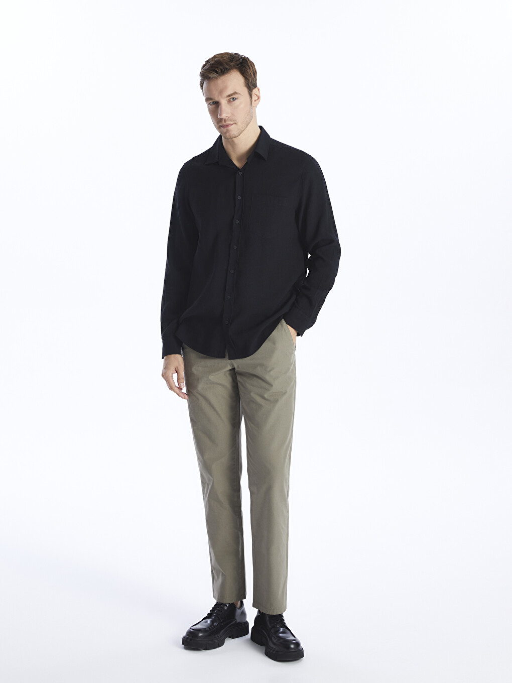 Wide Fit Men's Chino Trousers