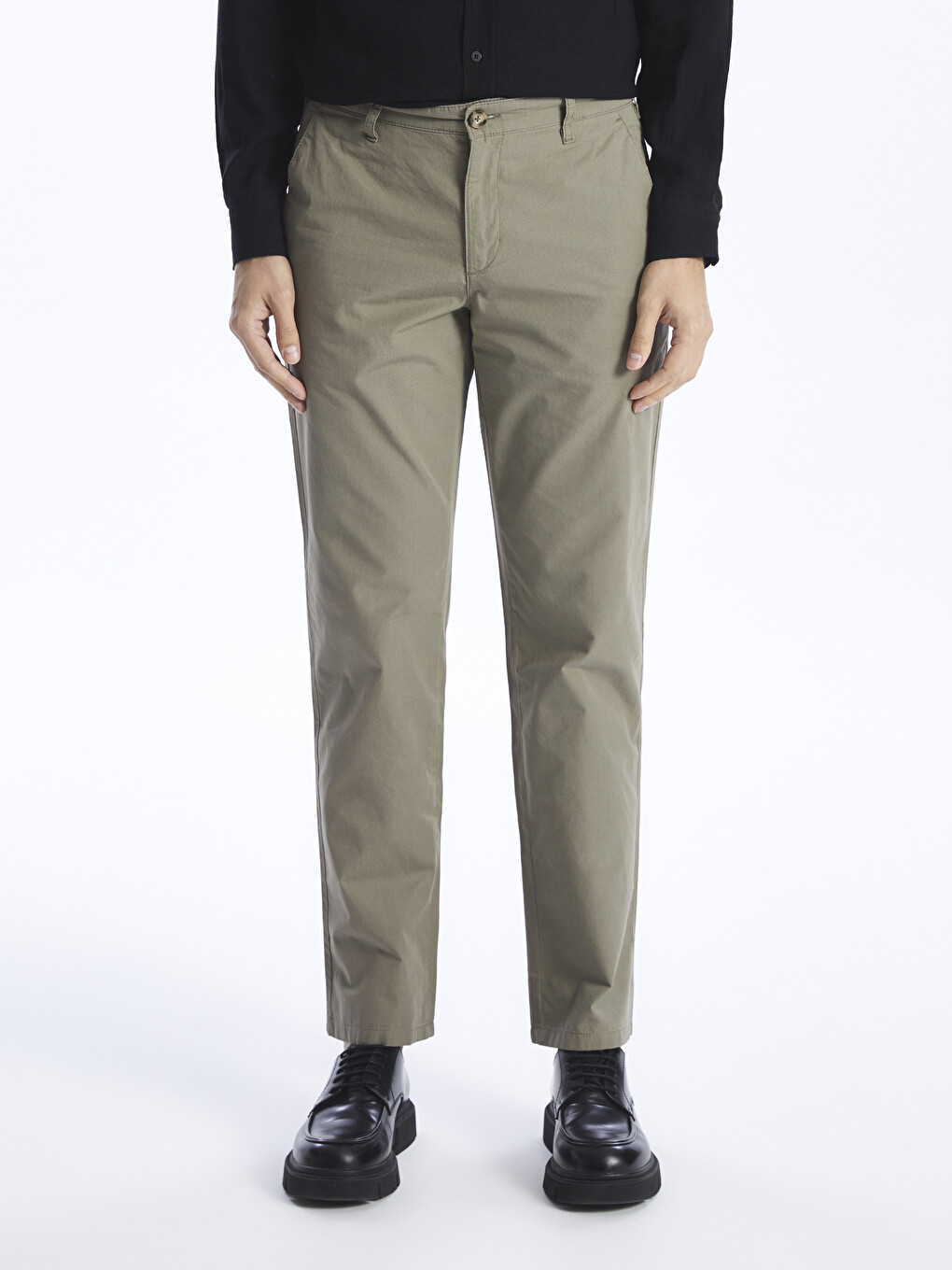 Wide Fit Men's Chino Trousers-2