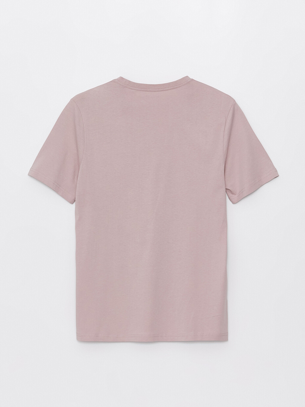 Tricou Pentru Bărbați Din Jerseu Cu Guler Rotund-6