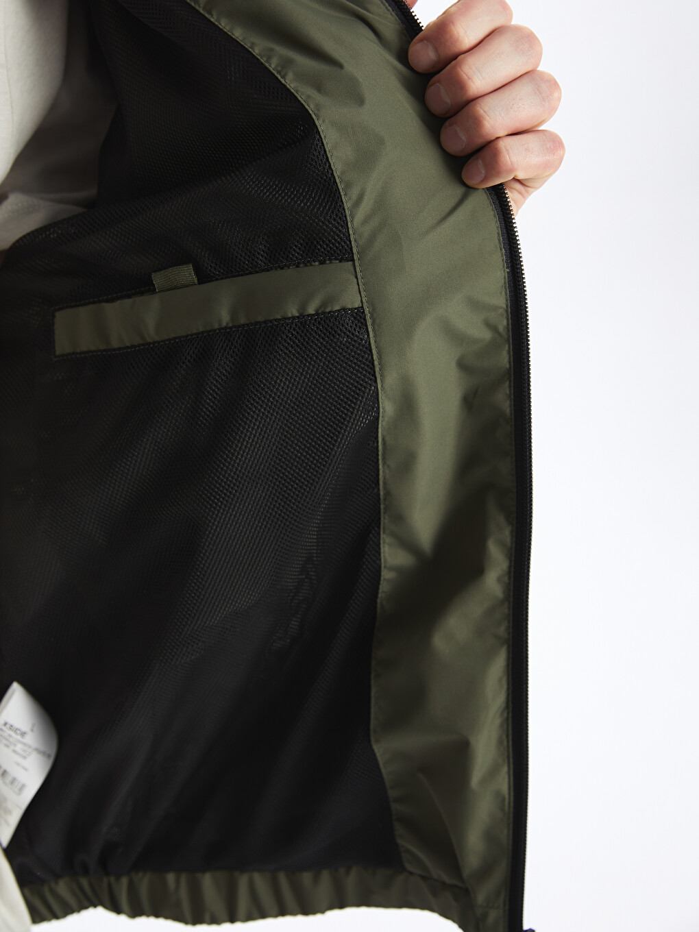 Regular Fit Hooded Men's Raincoat-4