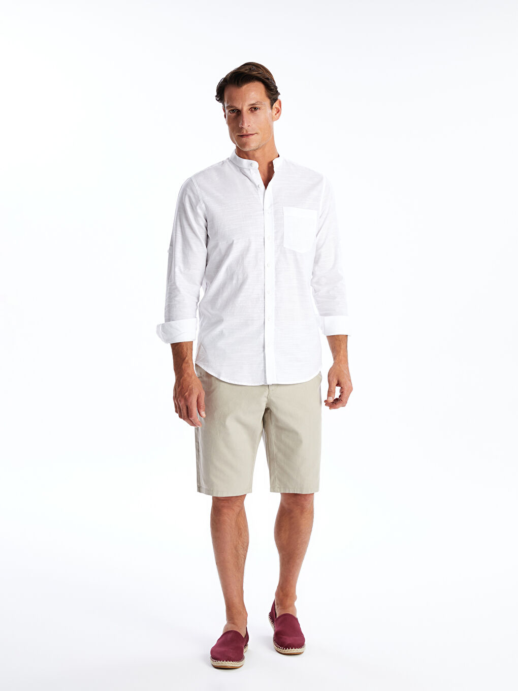 LCWAIKIKI Classic Regular Fit Long Sleeve Men's Shirt -S33975Z8-Q6K