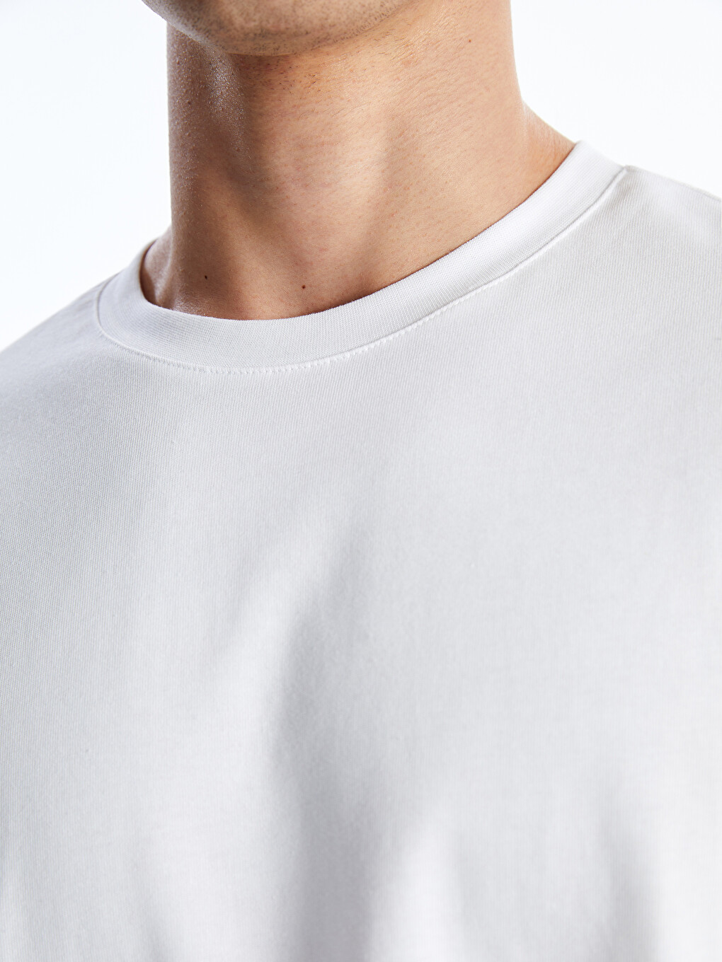 Crew Neck Jersey Men's T-shirt-3