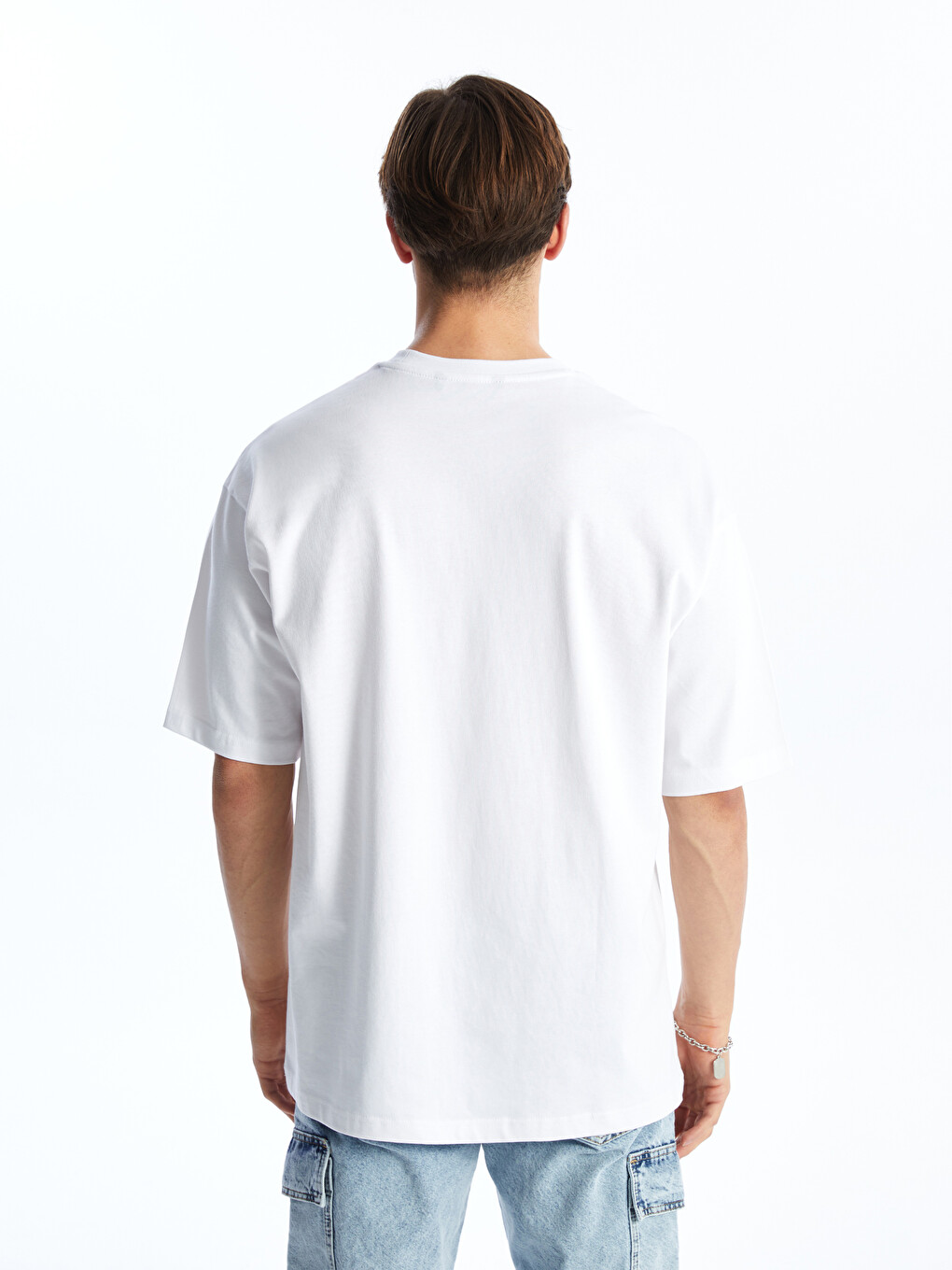 Crew Neck Jersey Men's T-shirt-4