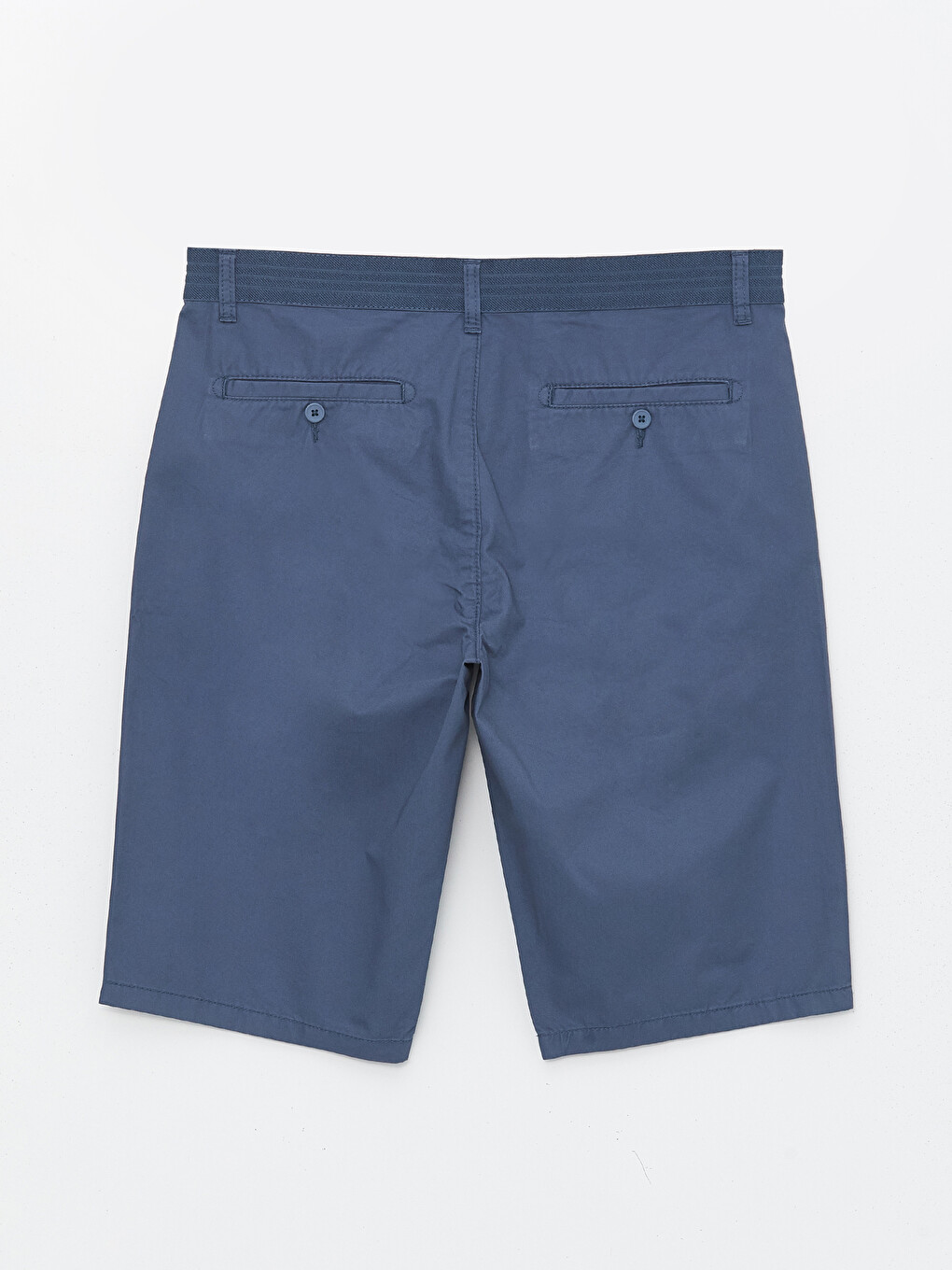 Relaxed Fit Gabardine Men's Bermuda Shorts-6