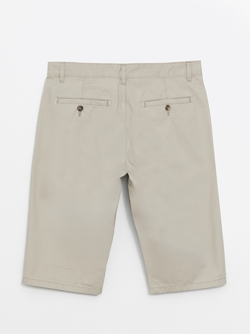 Pantaloni Scurți Bermuda Pentru Bărbați, Standard Fit, Țesătură În Diagonală-6