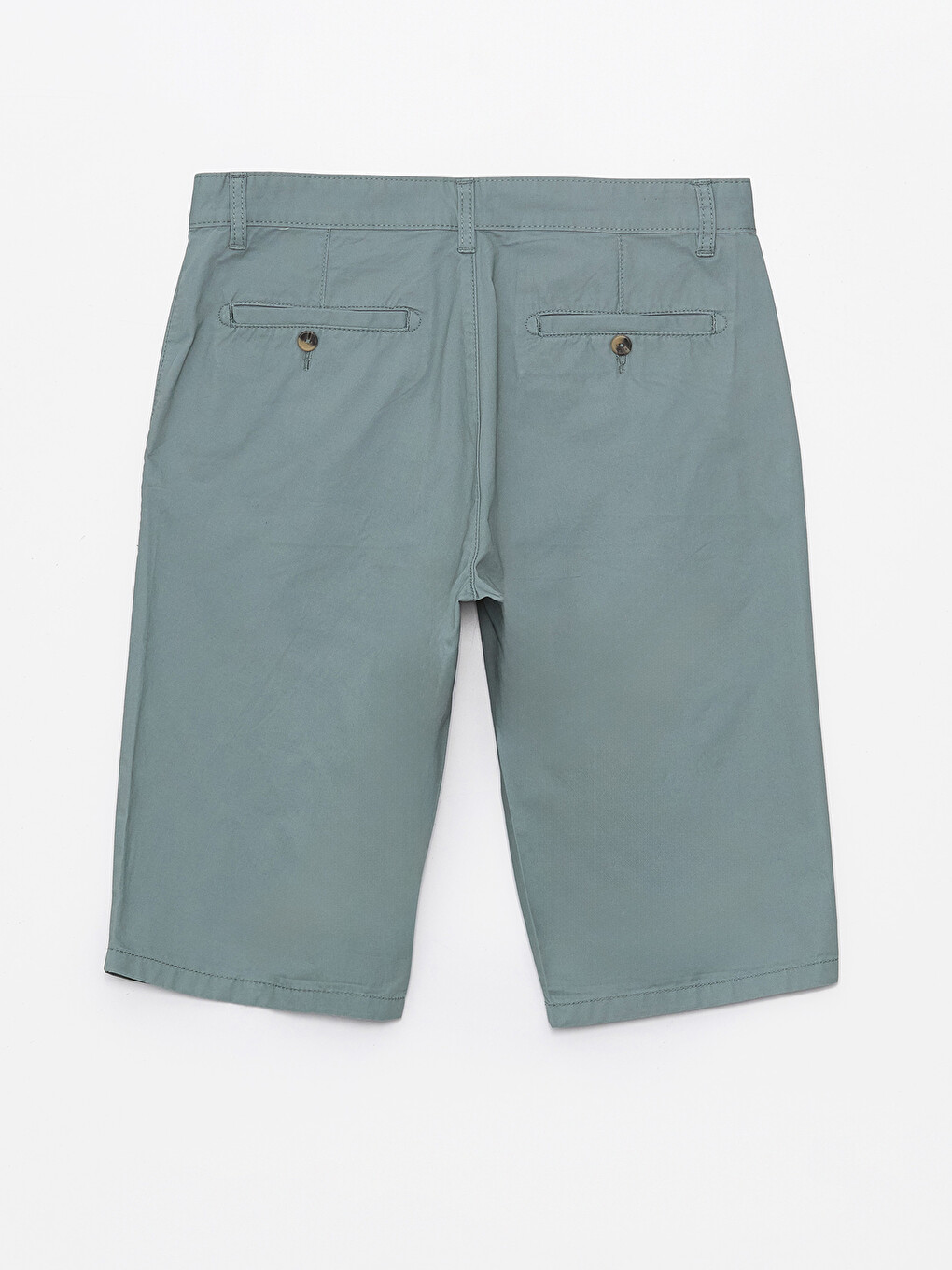 Pantaloni Scurți Bermuda Pentru Bărbați, Standard Fit, Țesătură În Diagonală-6