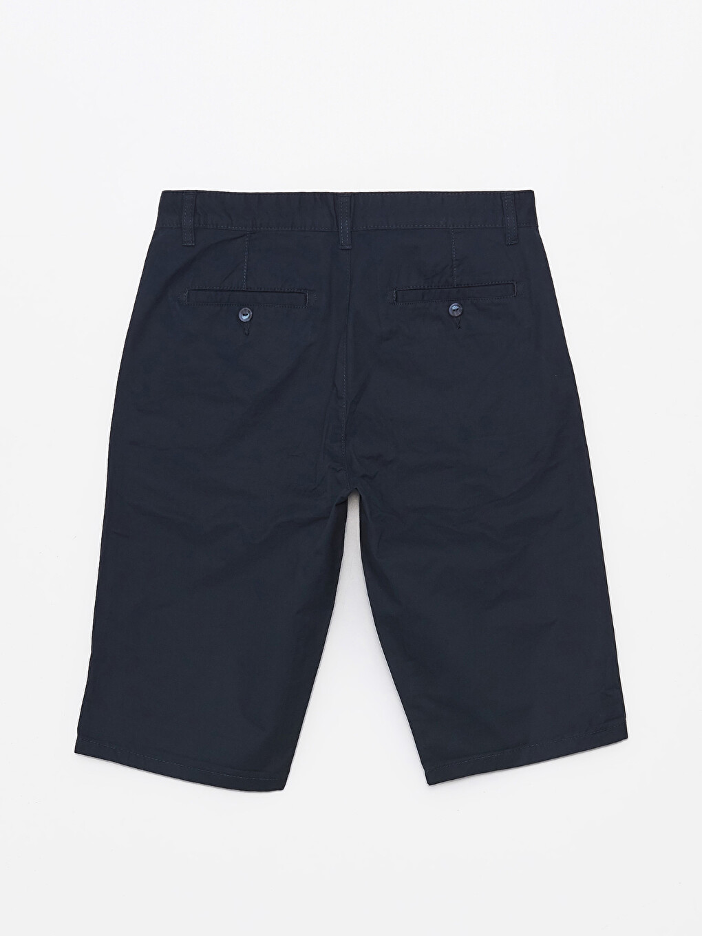 Pantaloni Scurți Bermuda Pentru Bărbați, Standard Fit, Țesătură În Diagonală-6