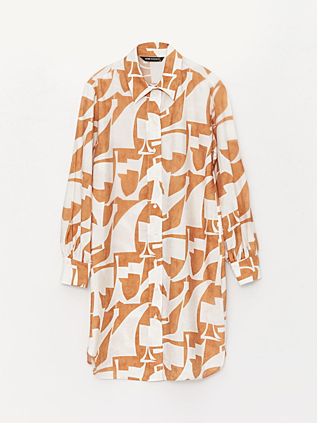 Patterned Women's Shirt Tunic-5