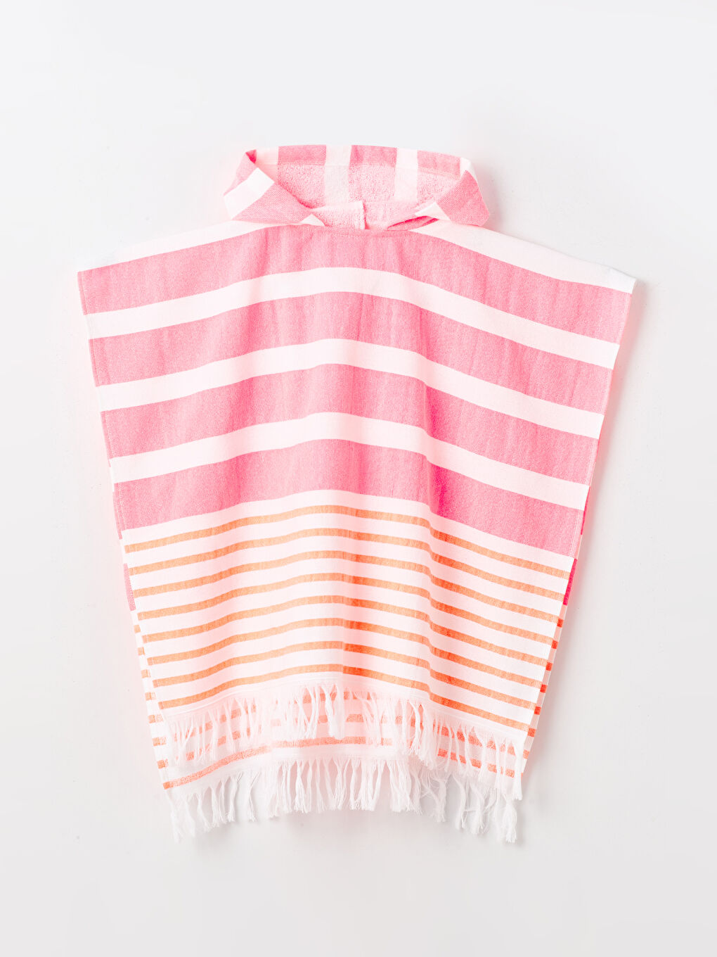 LCW ACCESSORIES Tasseled Girl's Poncho Beach Towel -S3DH32Z4-CRC