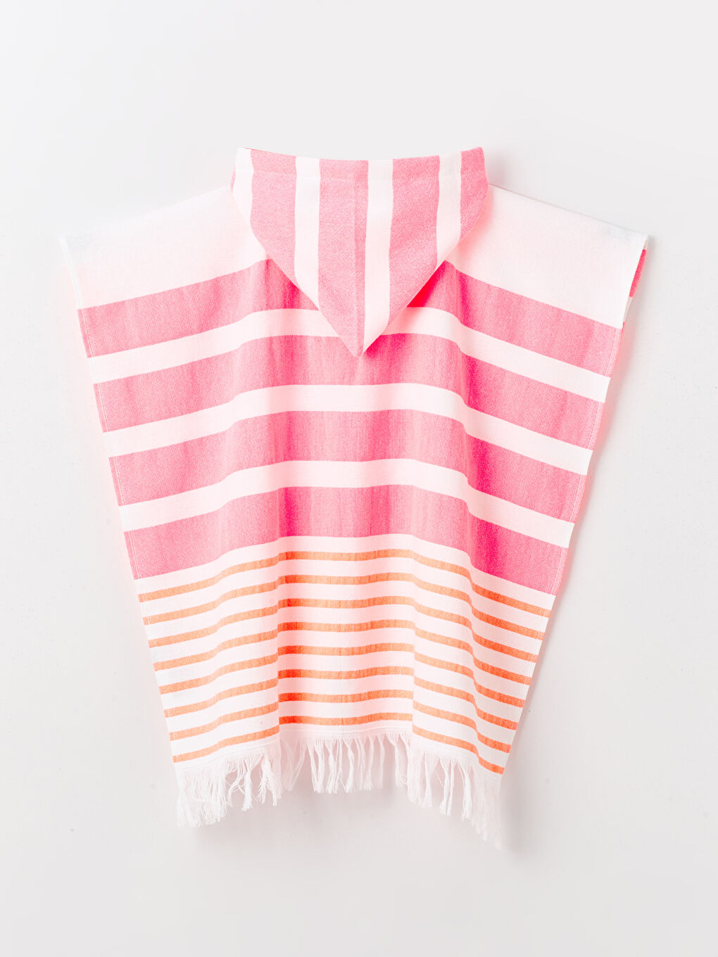 LCW ACCESSORIES Tasseled Girl's Poncho Beach Towel -S3DH32Z4-CRC