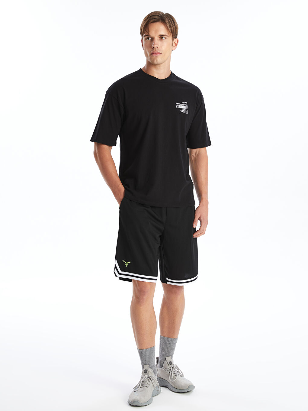 XSIDE ACTIVE Relaxed Fit Men's Sports Shorts -S3ET41Z8-CVL