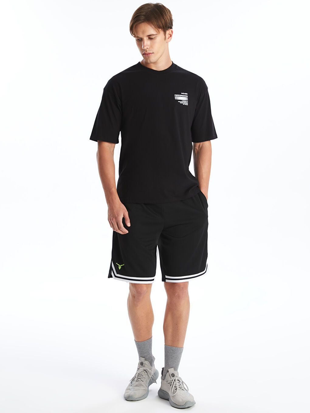 XSIDE ACTIVE Relaxed Fit Men's Sports Shorts -S3ET41Z8-CVL