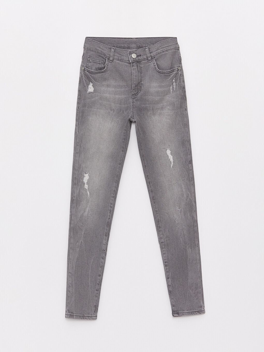 Adjustable Elastic Waist Boys' Jeans-1