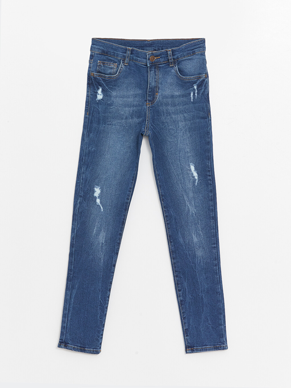 Adjustable Elastic Waist Boys' Jeans-2