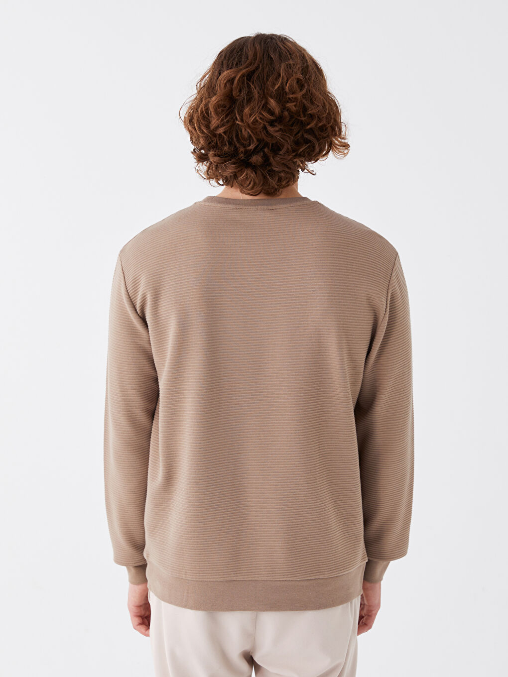 Crew Neck Long Sleeve Men's Sweatshirt -S40013Z8-PSD