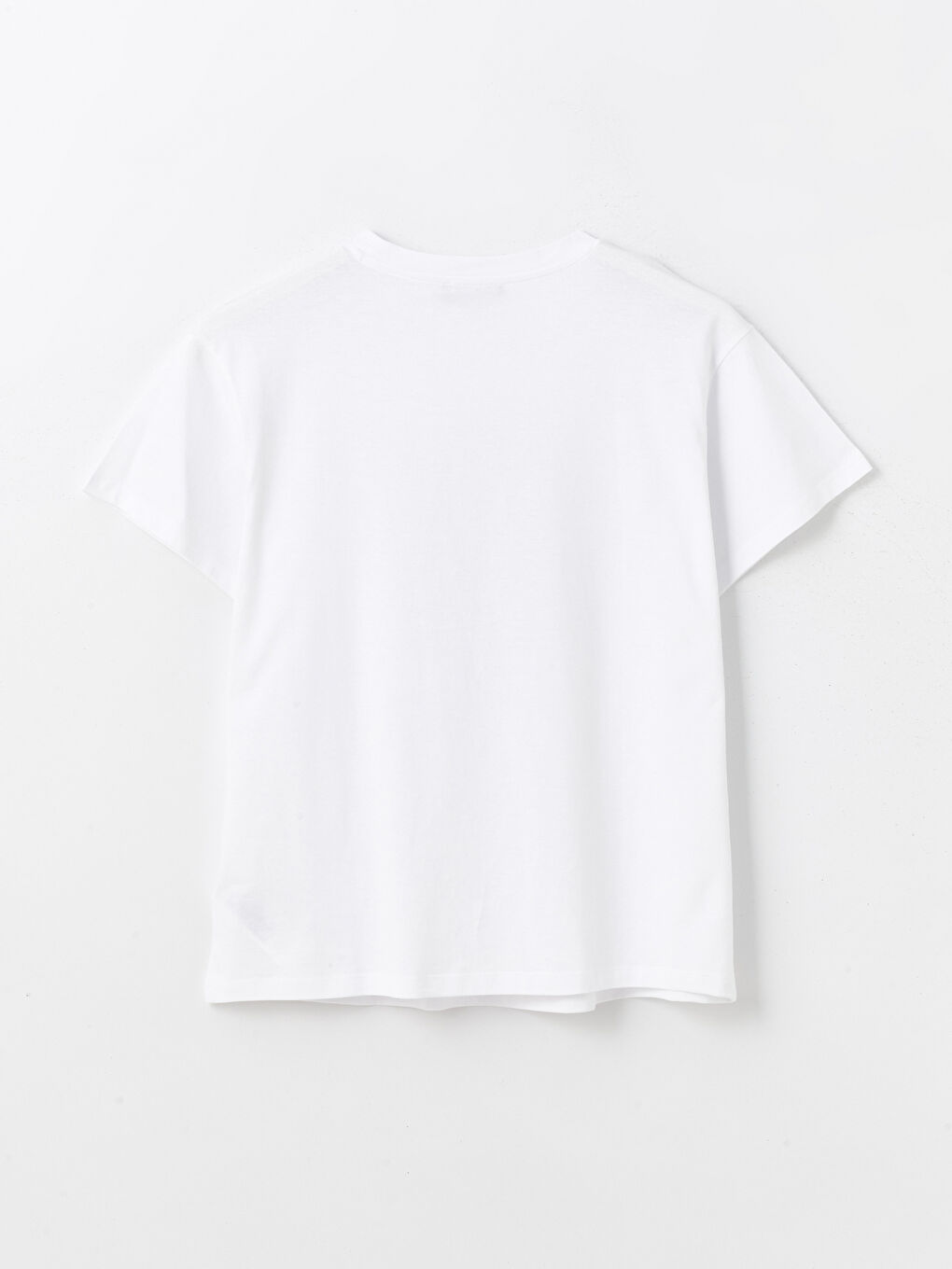 Crew Neck Printed Short Sleeve Maternity T-Shirt -S40020Z8-SJT