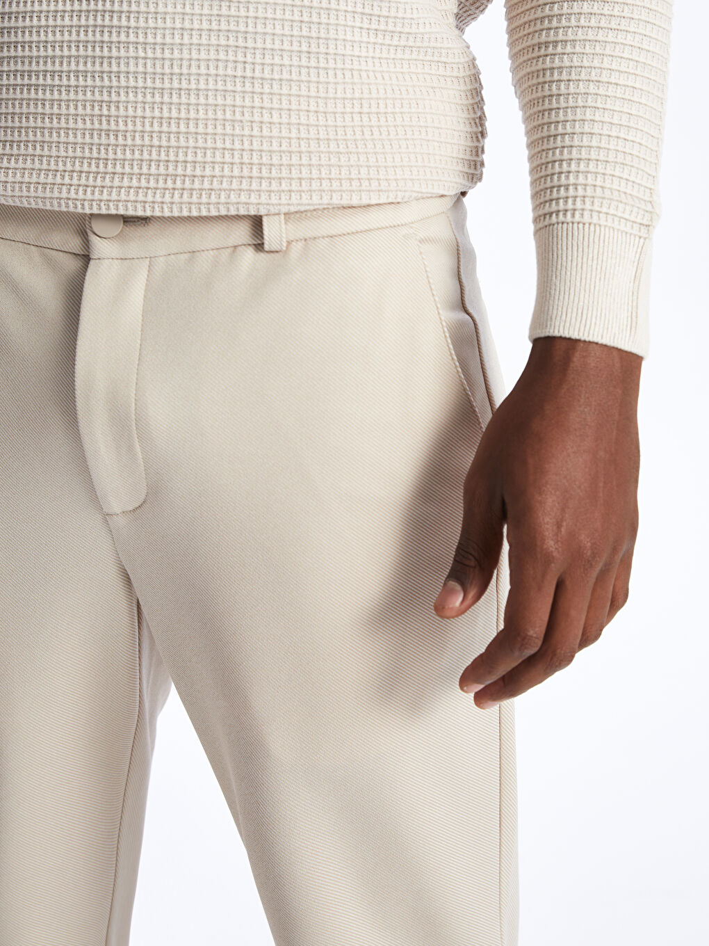 LCW Vision Bej Slim Fit Erkek Pantolon - 2