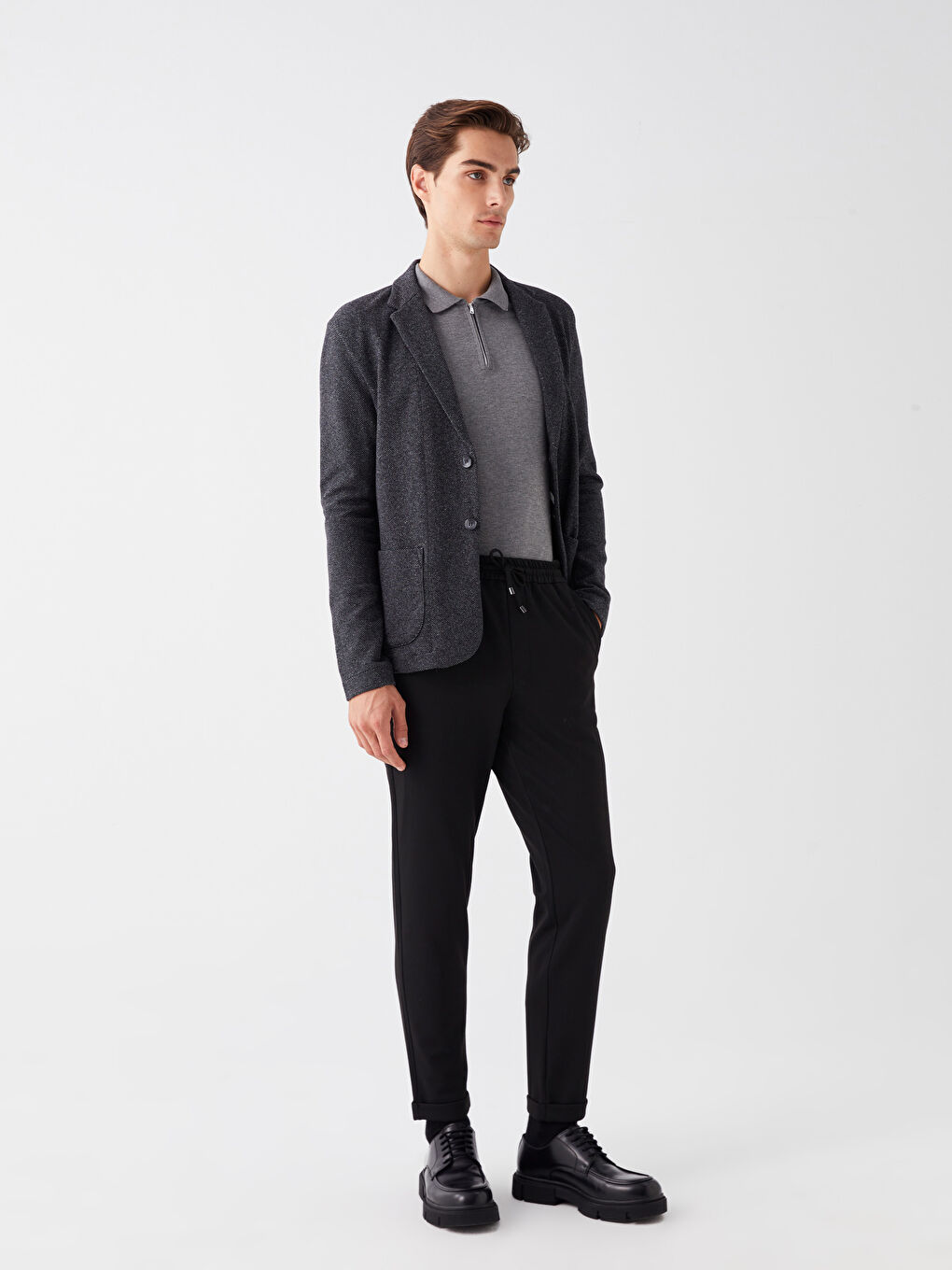 Slim Fit Men's Jogger Trousers -S40030Z8-CVL