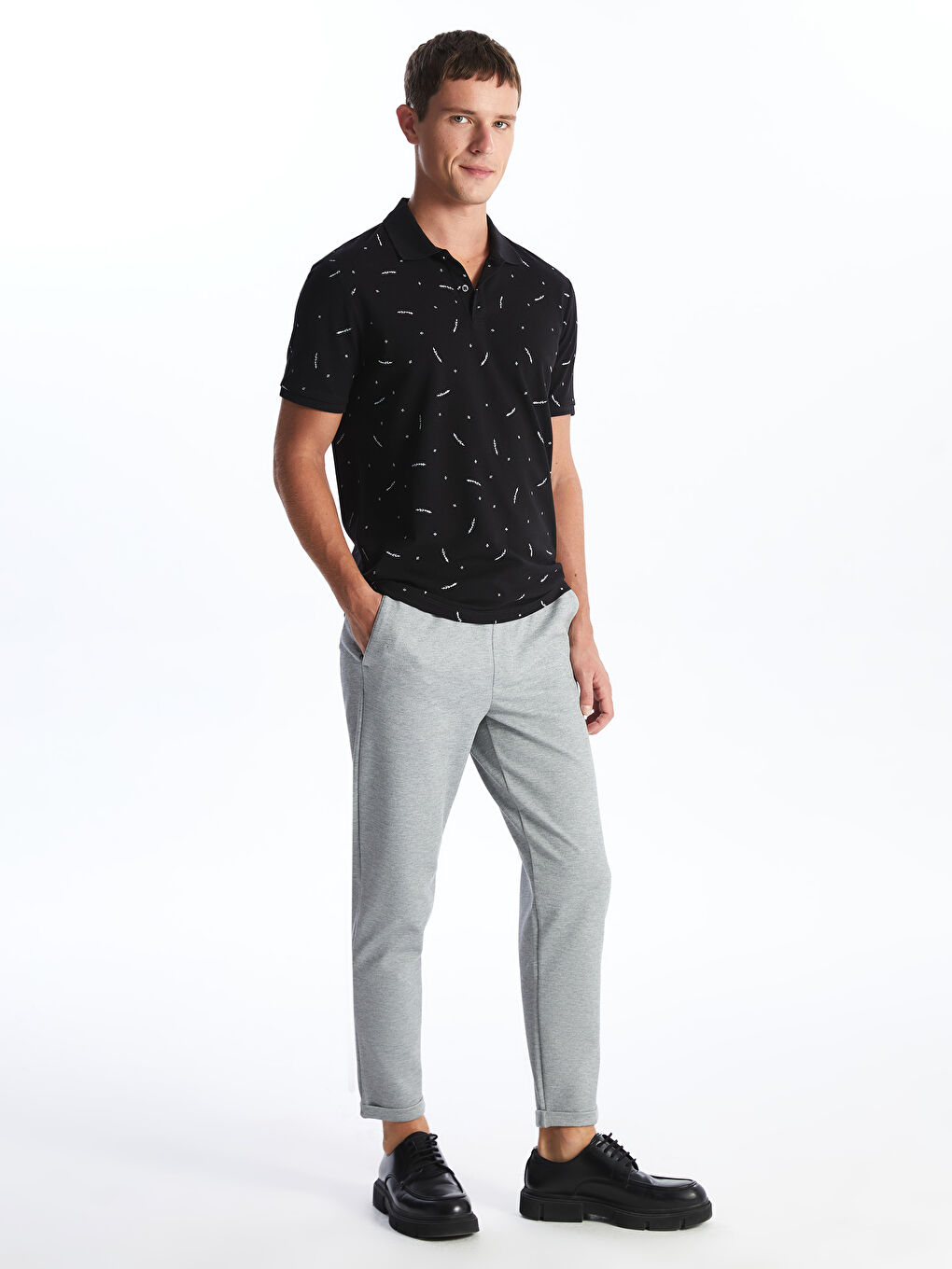 LCW Vision Gri Slim Fit Erkek Jogger Pantolon