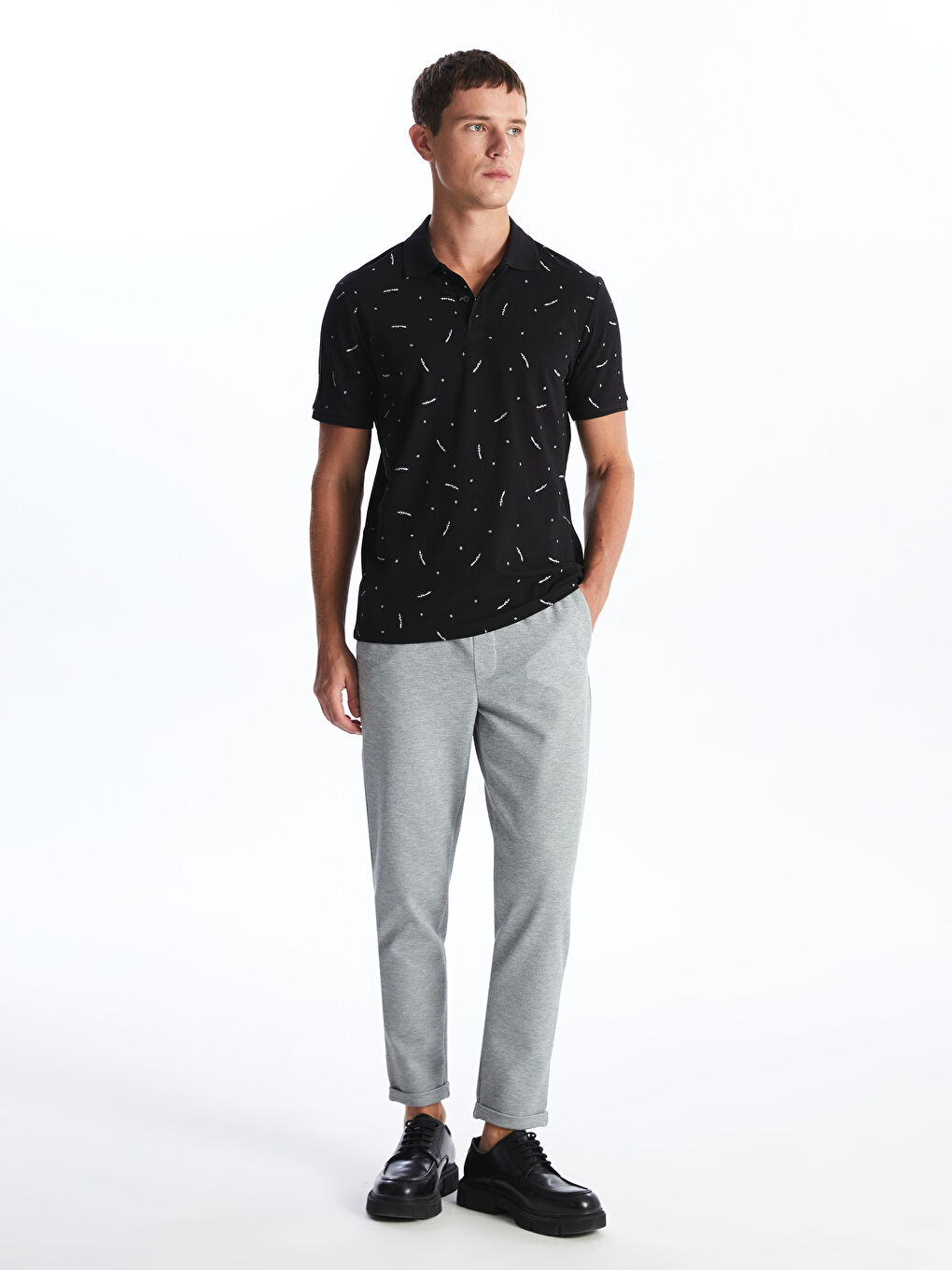 LCW Vision Gri Slim Fit Erkek Jogger Pantolon - 1