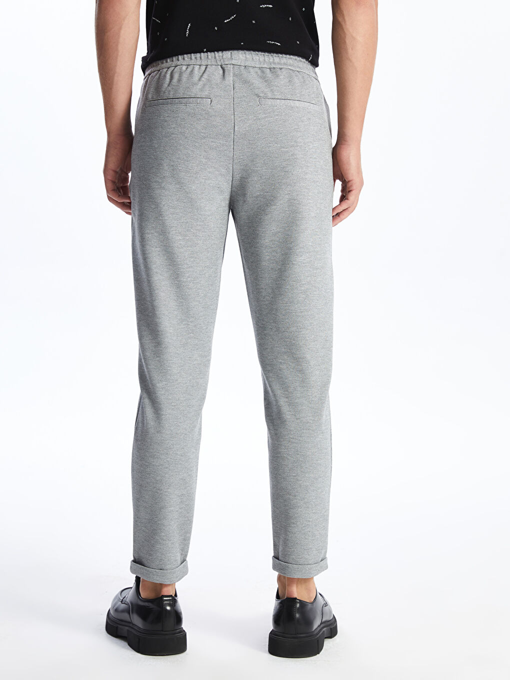 LCW Vision Gri Slim Fit Erkek Jogger Pantolon - 3