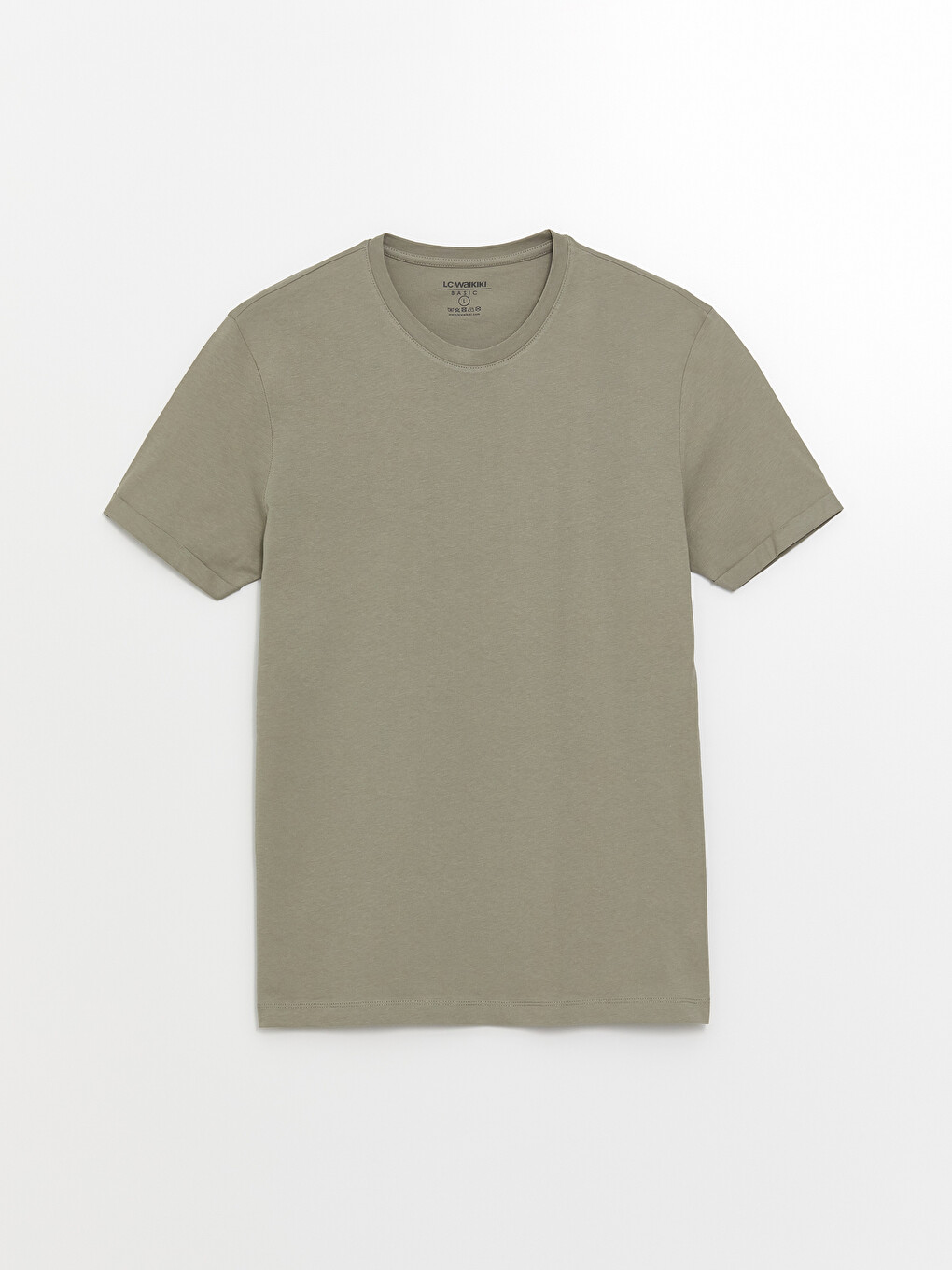 Crew Neck Short Sleeve Men's T-shirt-5