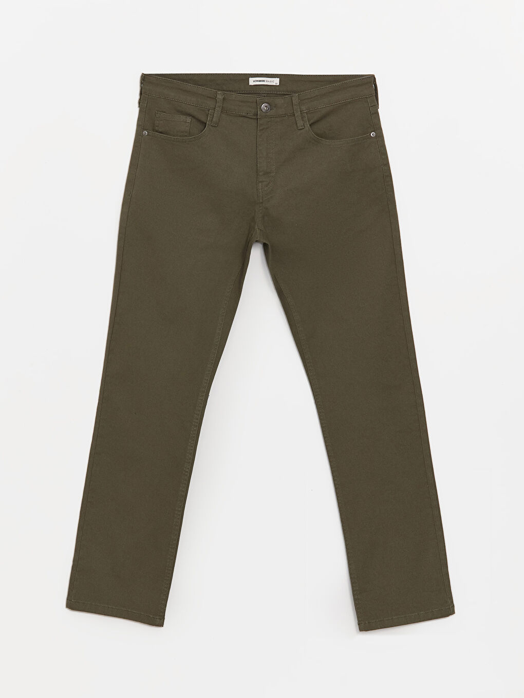 LCWAIKIKI Classic Haki Standart Kalıp Erkek Chino Pantolon - 5