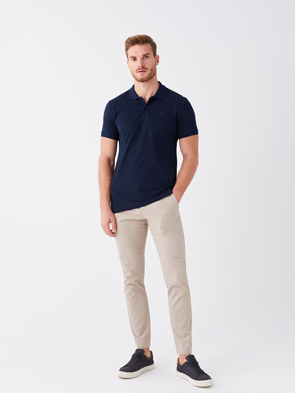 LCWAIKIKI Classic Bej Dar Kalıp Erkek Chino Pantolon