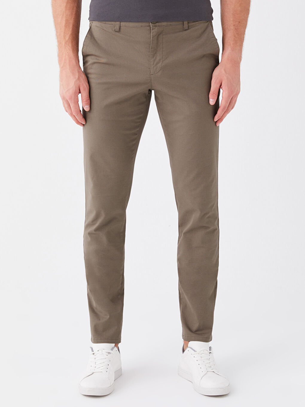 Slim Fit Men's Chino Trousers -S40157Z8-F47