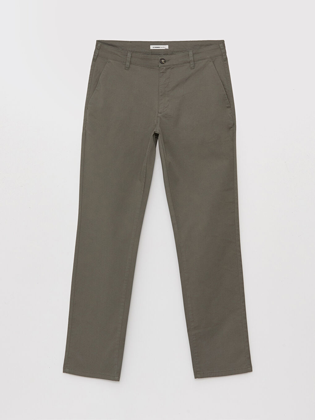 LCWAIKIKI Classic Haki Standart Kalıp Erkek Chino Pantolon - 4