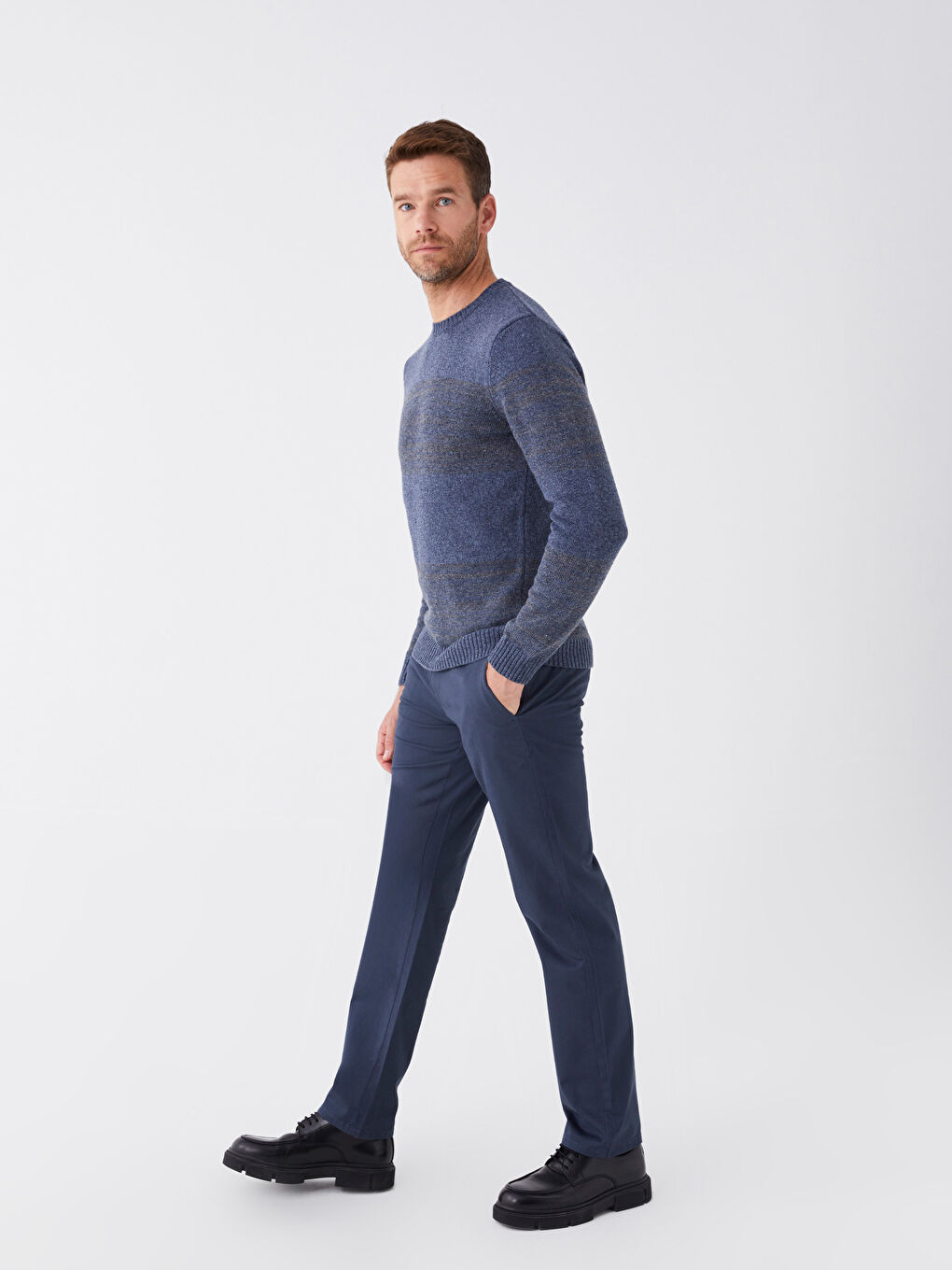 Muške chino pantalone klasičnog kroja -S40158Z8-V5T