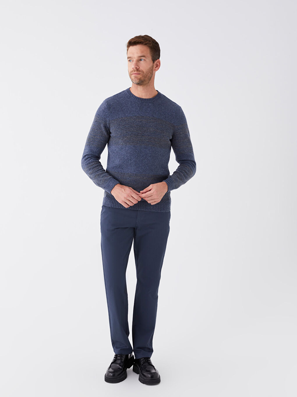 Muške chino pantalone klasičnog kroja -S40158Z8-V5T