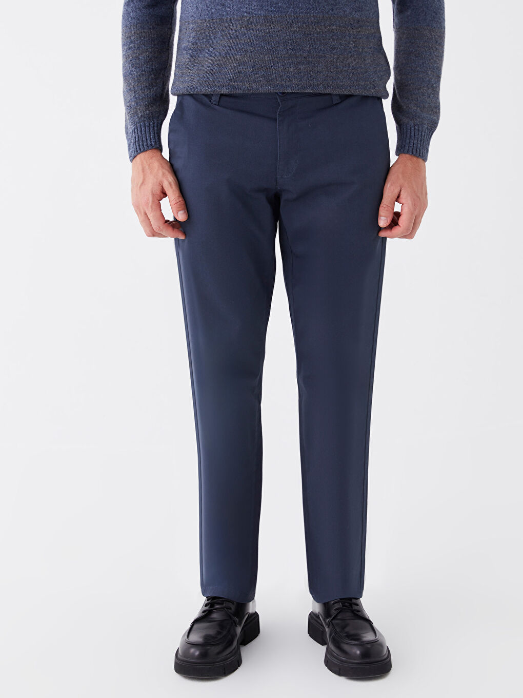 Muške chino pantalone klasičnog kroja -S40158Z8-V5T