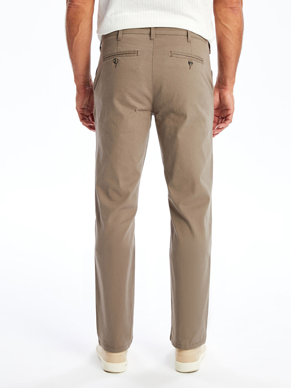 LCWAIKIKI Classic Bej Standart Kalıp Erkek Chino Pantolon - 3