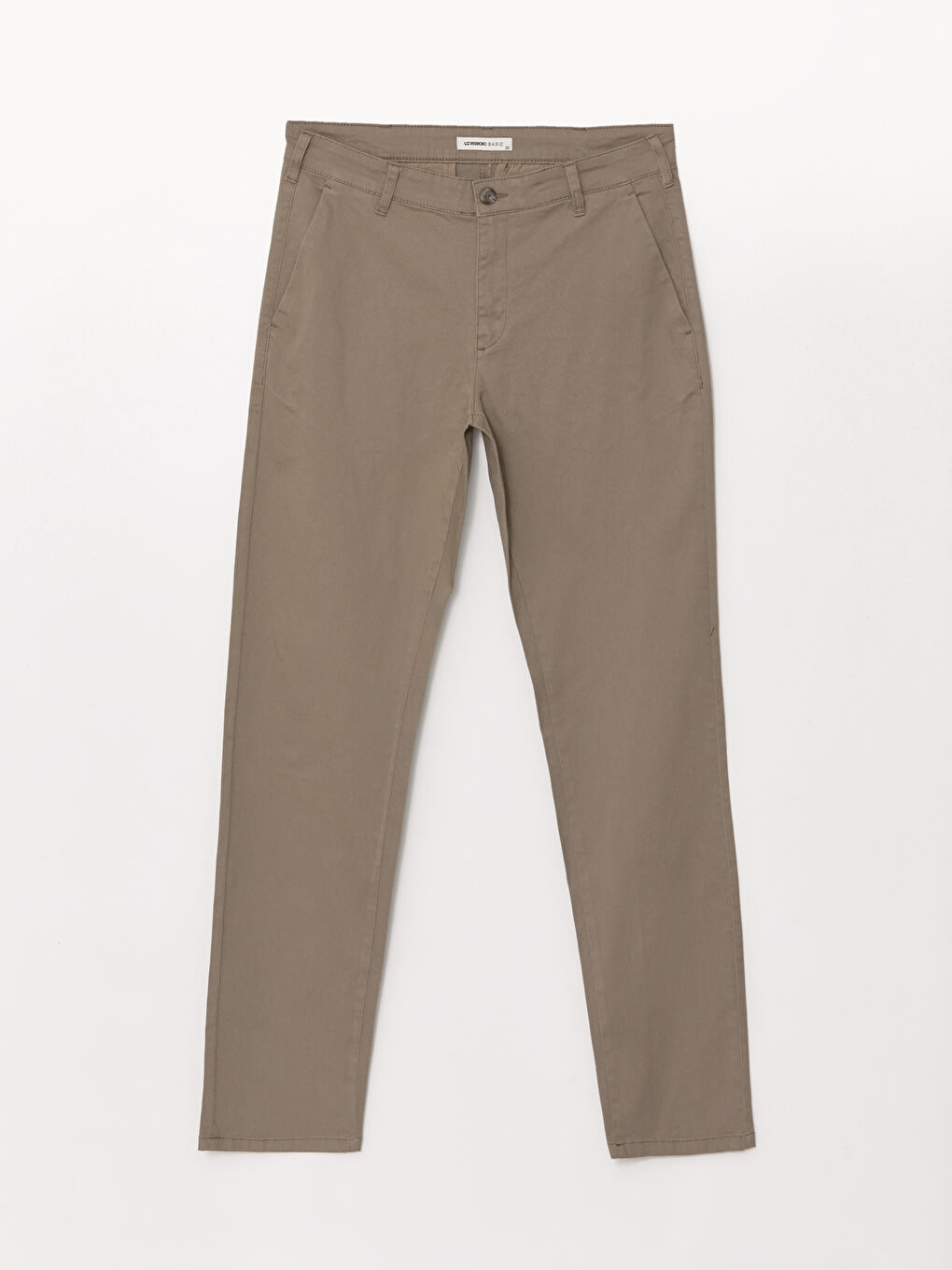 LCWAIKIKI Classic Bej Standart Kalıp Erkek Chino Pantolon - 4