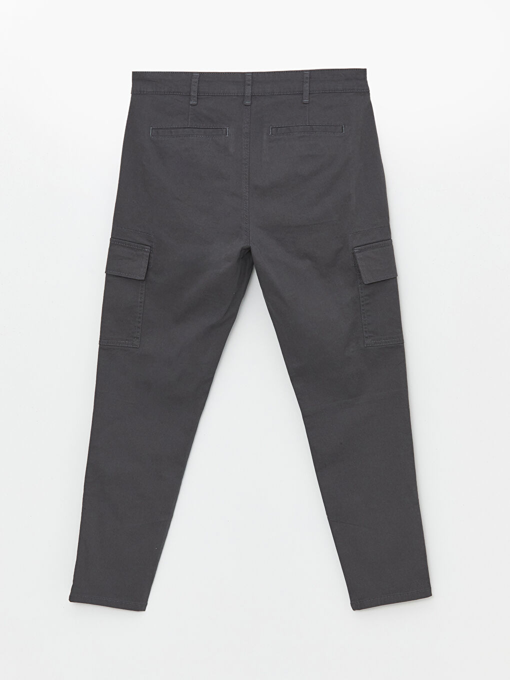 LCWAIKIKI Classic Antrasit Dar Kalıp Gabardin Erkek Chino Pantolon - 6