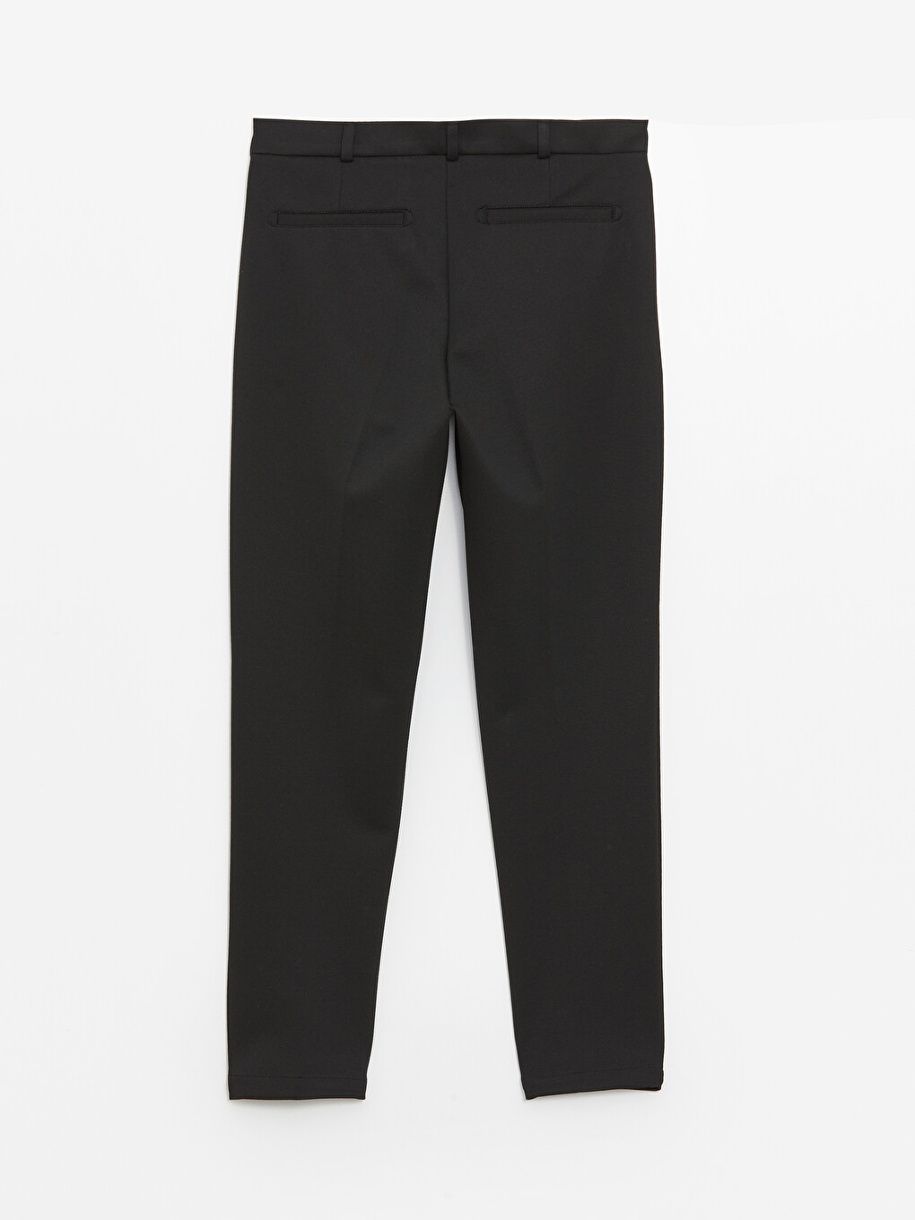 Siyah Standart Kalıp Erkek Chino Pantolon-6