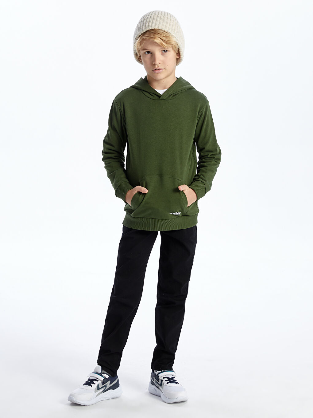 Boys' Trousers with Adjustable Elastic Waist -S40166Z4-RQL