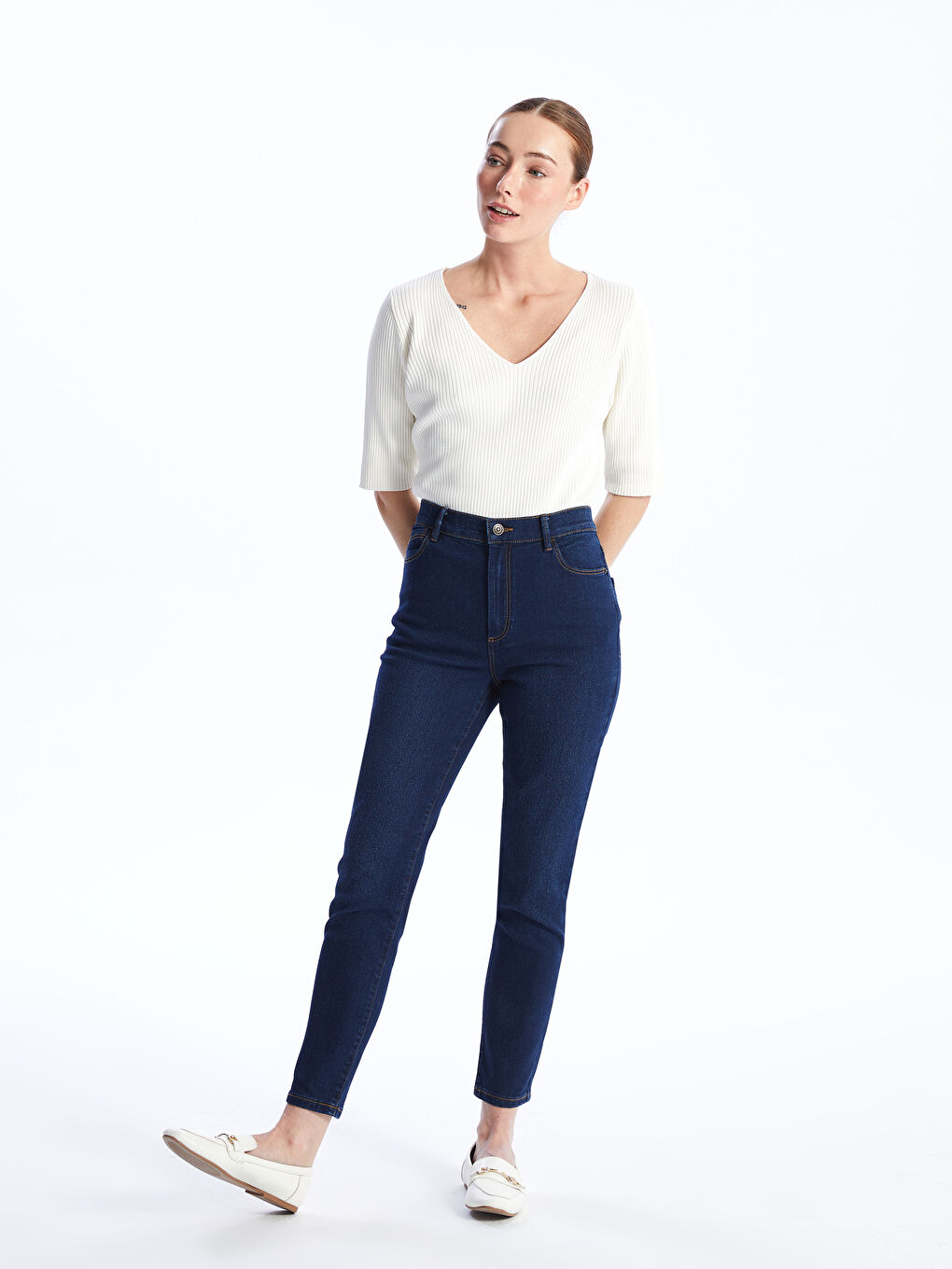 Slim Fit Women's Jeans-1