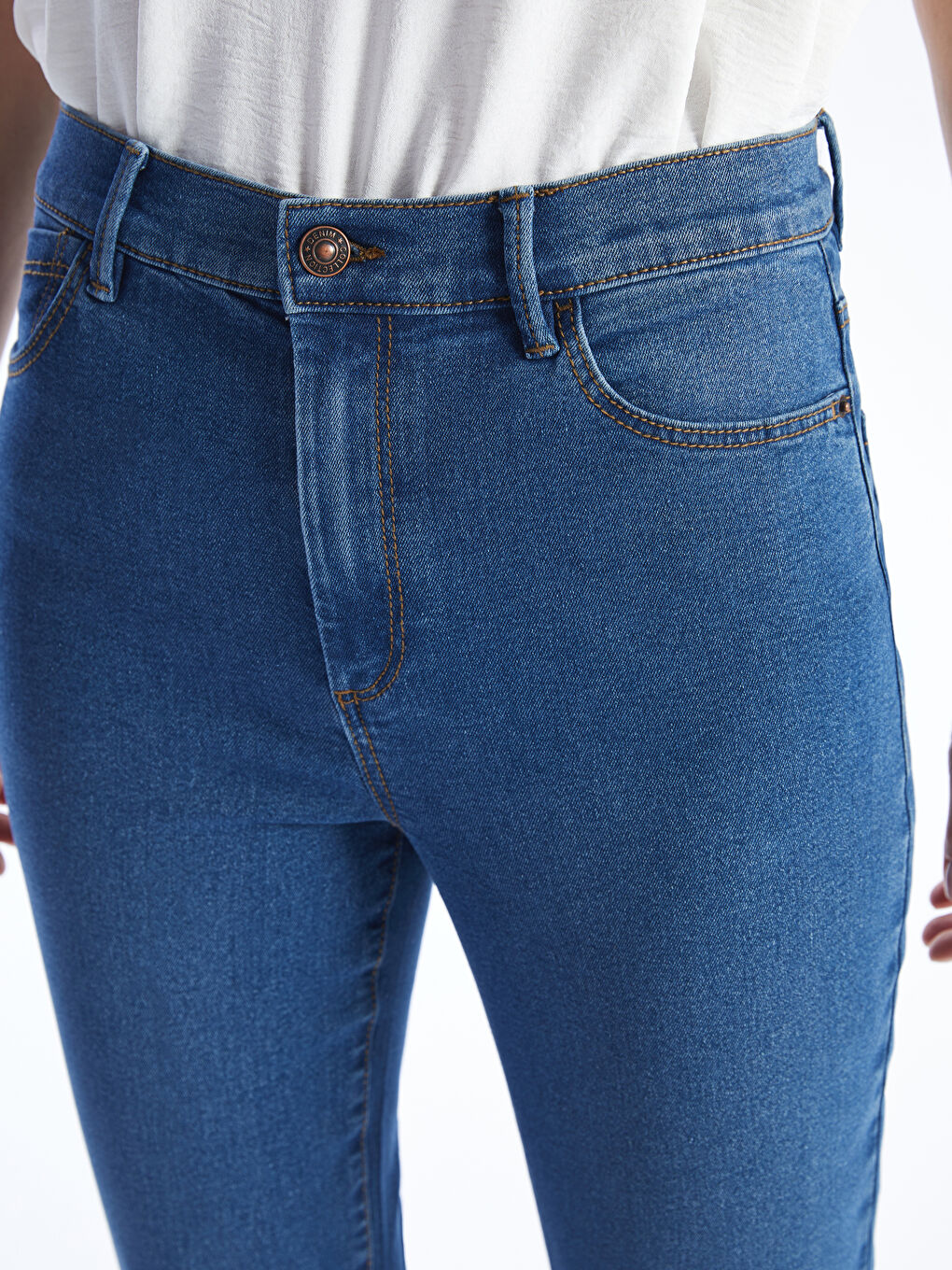 Slim Fit Women's Jeans -S40182Z8-H45