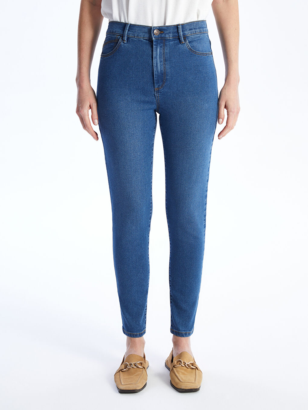 Slim Fit Women's Jeans -S40182Z8-H45