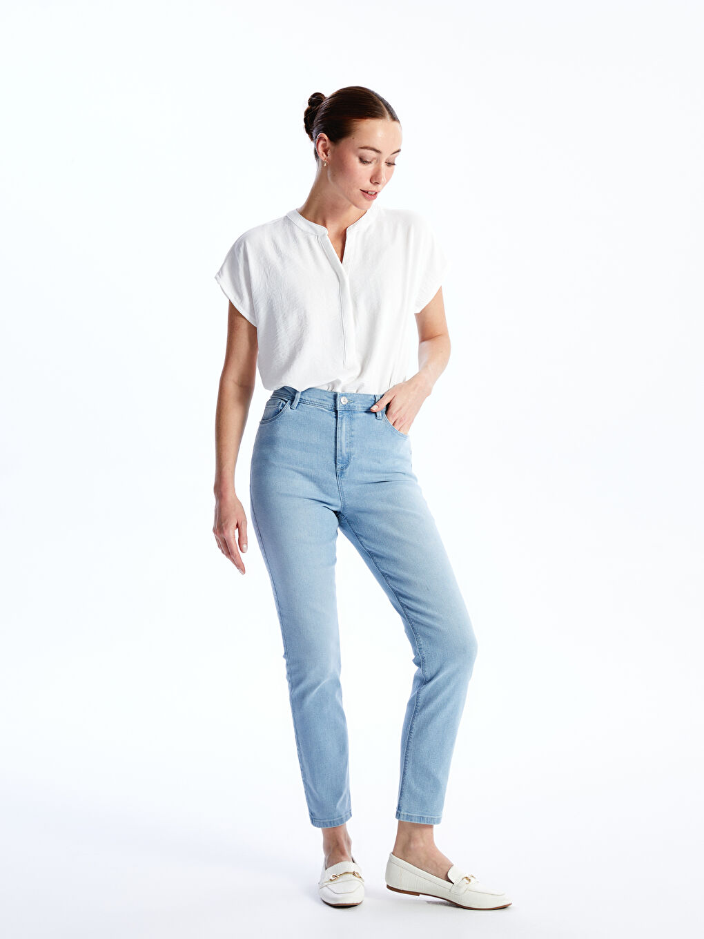Slim Fit Women Jeans -S40189Z8-311