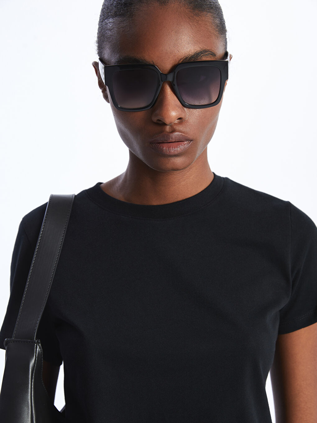 LCW Vision Crew Neck Plain Short Sleeve Women's T-Shirt -S40212Z8-CVL