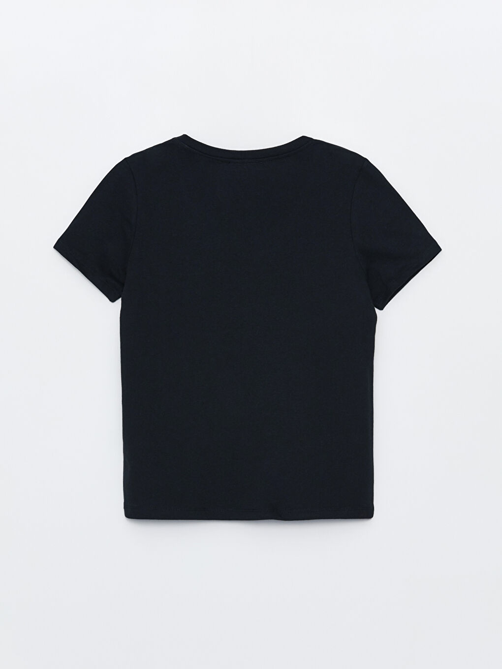 V Neck Straight Short Sleeve Women T-Shirt -S40213Z8-CVL