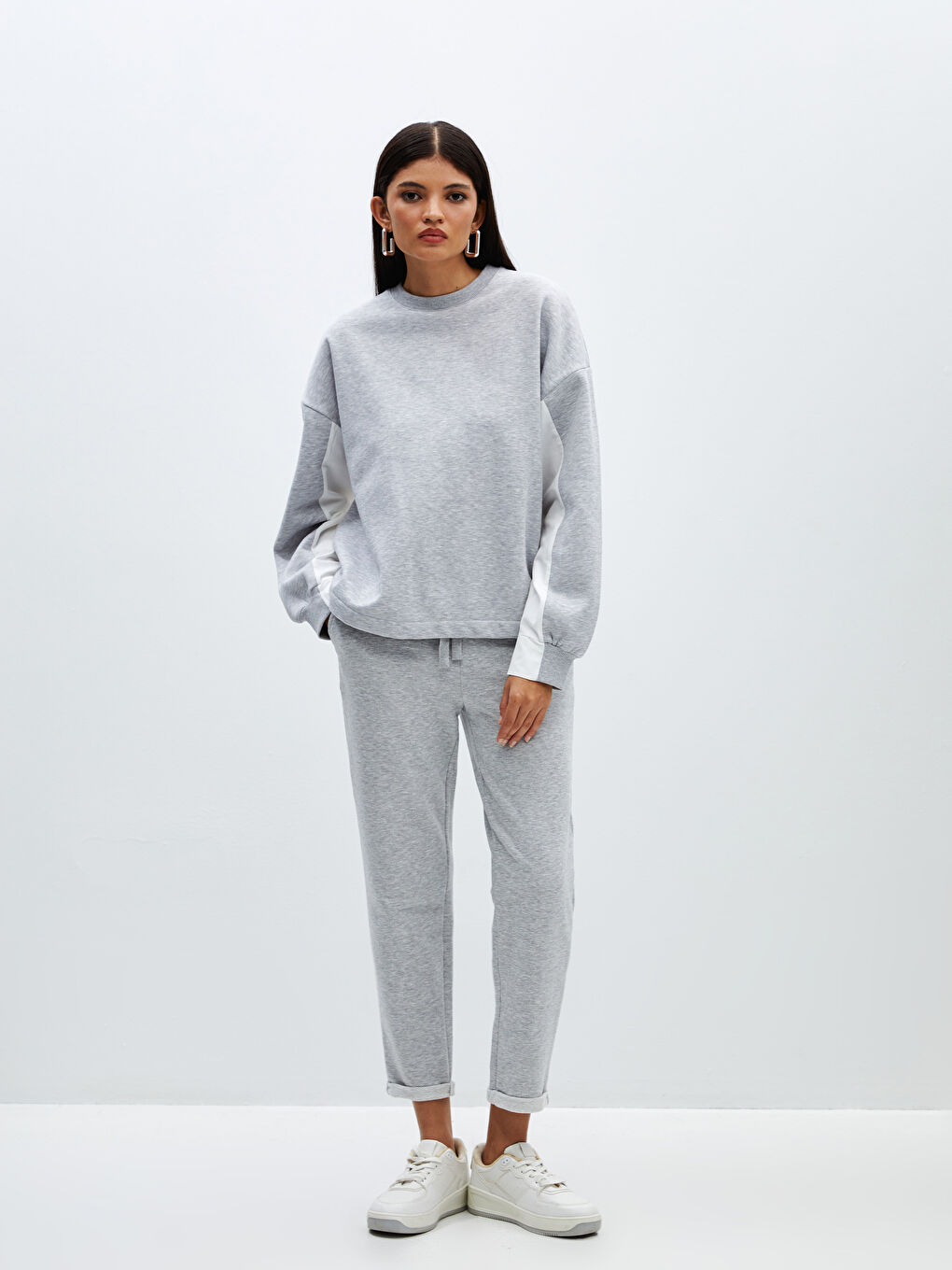 Women's Elastic Waist Regular Sweatpants -S40214Z8-EEZ