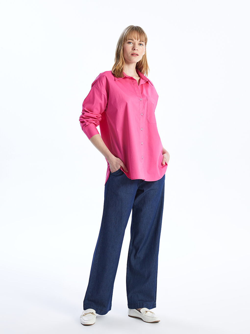 Wideleg Women's Jeans -S40249Z8-890